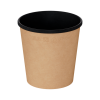 Кор бум ONEBOWL  UP  520мл BLACK 75/102*104 мм (25/550) аналог ROUND BOWL